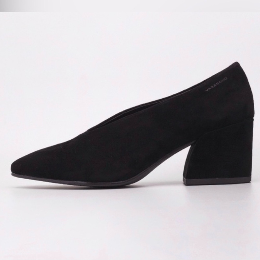 VAGABOND Olivia suede block heel pump